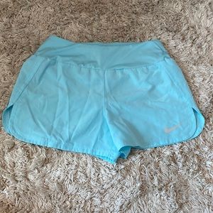 Super cute light blue Nike running shorts! Size XS and worn once!